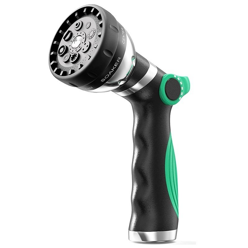 Telescopic Water Pipe Metal Eight Function Water Gun Garden Watering High Pressure Household Car Was