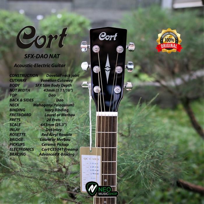 Accoustic Electric Guitar Cort SFX DAO NAT / Cort SFX-DAO NAT