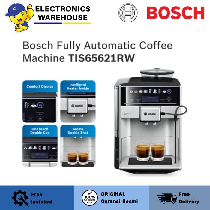 Bosch Built In Automatic Coffee Machine / Mesin Kopi TIS65621RW