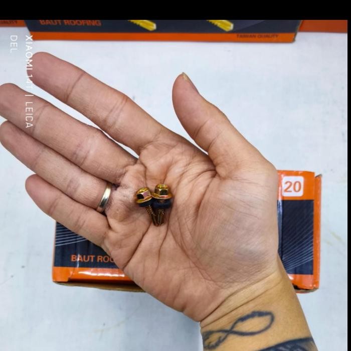 Camel Baut Roofing Baja Ringan-CML Skrup Mur Pengencang+Karet