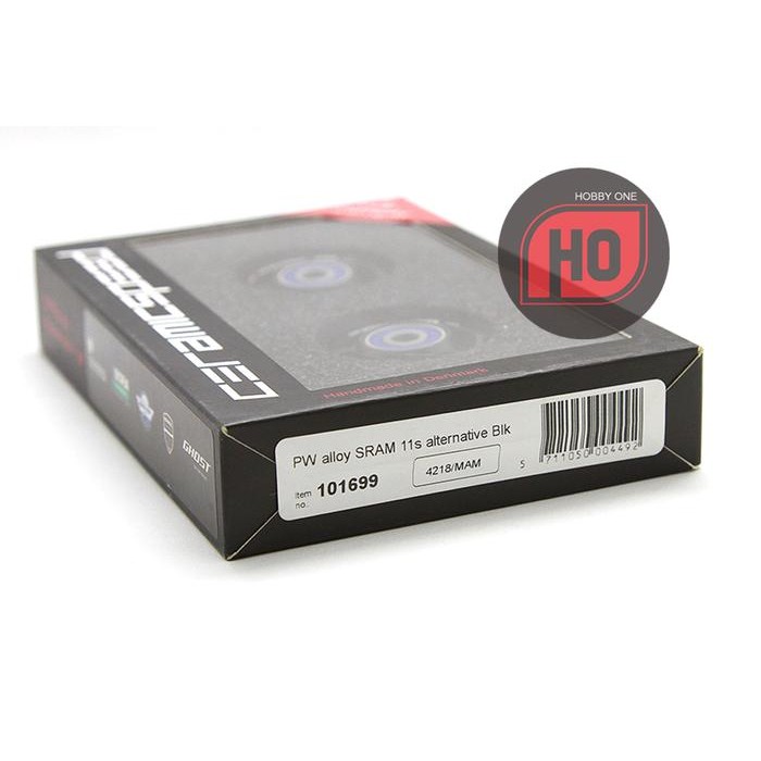 CERAMIC SPEED PULLEY WHEELS FOR SRAM 11S BLACK STANDARD NON COATED