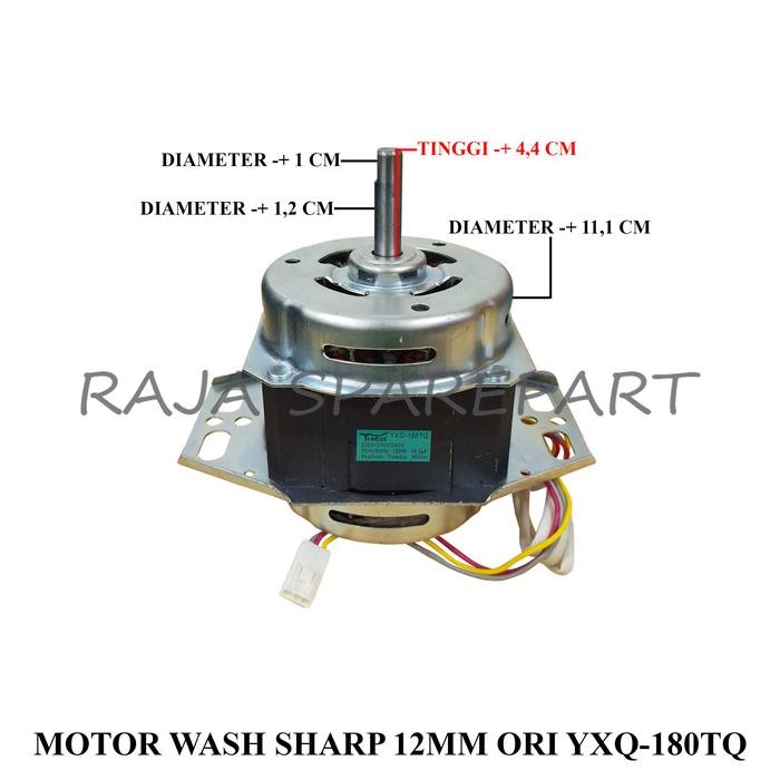 GASC.O- Dinamo Pencuci Mesin Cuci Sharp Yxq-180Tq As 12Mm 180 Watt Original