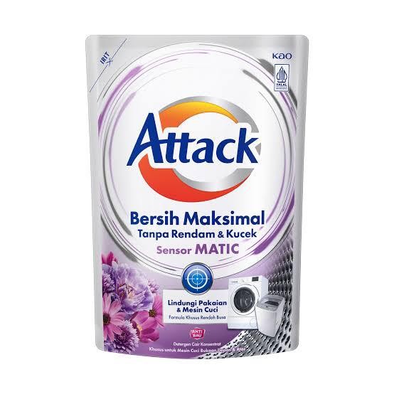 NewsBanget- Attack Sensor Matic Deterjen Cair 1200Ml