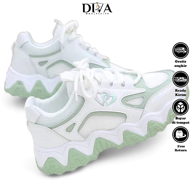 Sneaker Snak Cwe Kasual Murah Sepat Perempuan Tk Sd Sepatuu Snaker Terbaru Sepatu Cewek Import Sepat