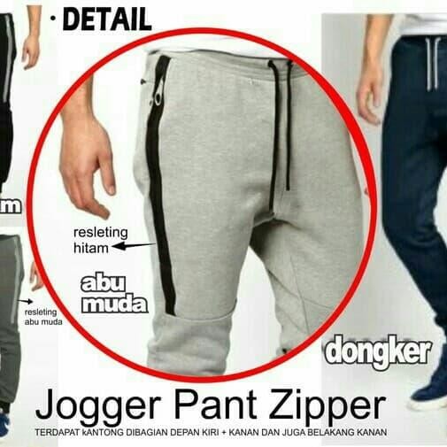 CELANA PANJANG JOGGER RESLETING KANTONG