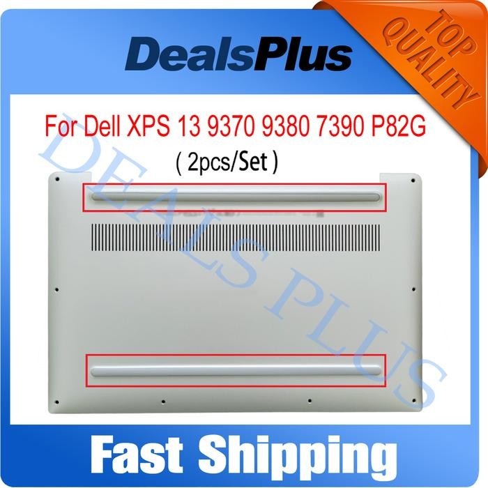 Casing Laptop 2pcs/Set New Bottom Cover Base Rubber Feet Replacement For Dell XPS 13 9370 9380 7390 