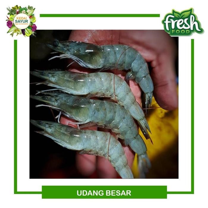 Eat77- Udang Vaname Segar Besar Gratis Kupas Kulit 250 Gram - Ikan Segar Depo