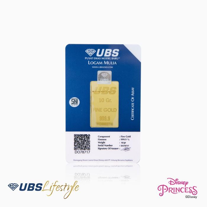 Ubs Logam Mulia Disney Princess Mulan 10 Gr