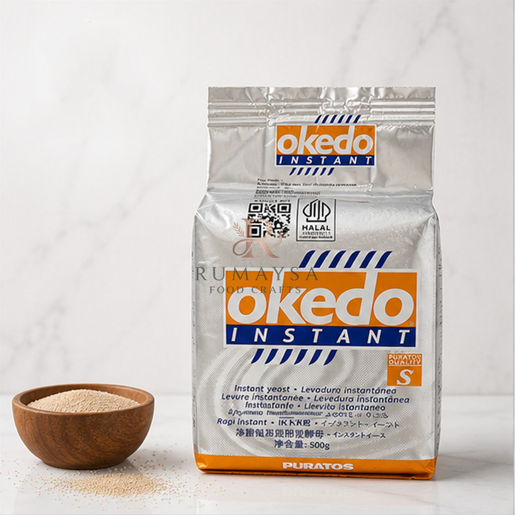 Puratos Okedo Ragi Instan Untuk Roti & Bakery 500 Gr