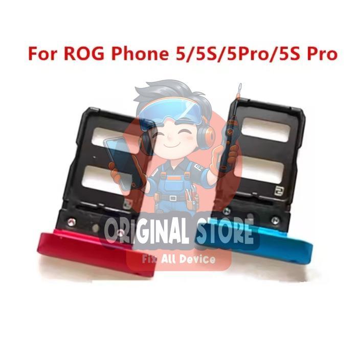 NEW ROG 5 5S - 5 PRO 5S PRO TEMPAT DUDUKAN KARTU ORIGINAL