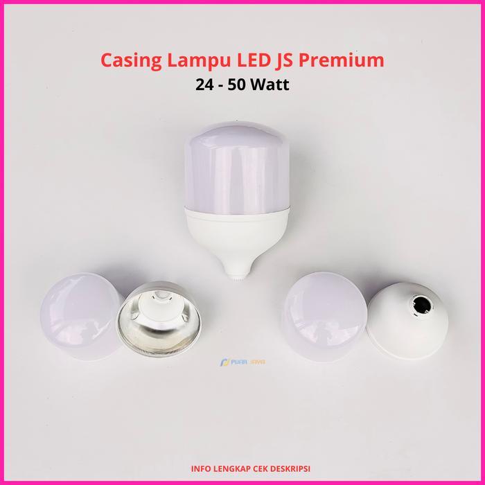 Casing Lampu LED JS Premium 24 30 40 45 50 Watt Kesing LED Model Kapsul