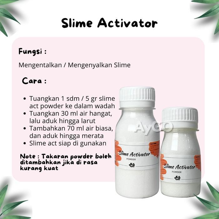 NEW SLIME ACTIVATOR POWDER / BUBUK SLIME ACTIVATOR