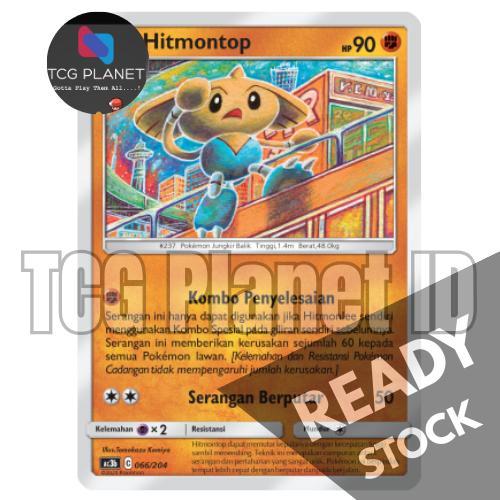 Best Seller Hitmontop 066/204 Ac3B Kartu Pokemon Trading Card Game Tcg Indonesia Booster Pack