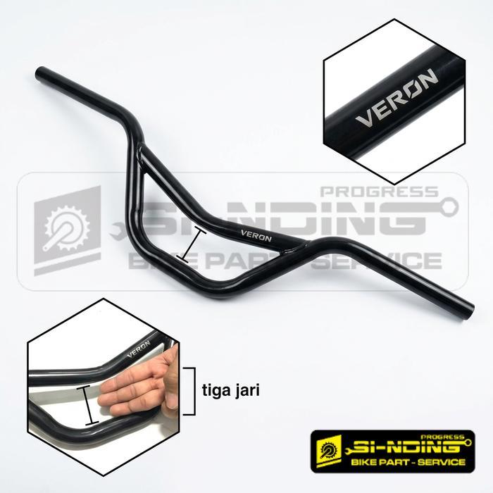 Stir Stang Handlebar Veron M 3 Jari Panjang 70 Cm Tinggi 18 Cm Besi Sepeda Bmx Communter Federal Mtb