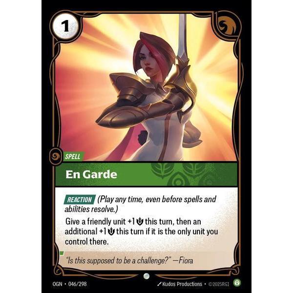 En Garde (Foil) [OGN-046 C] Riftbound League of Legends Trading Card Game TCG EN English Inggris