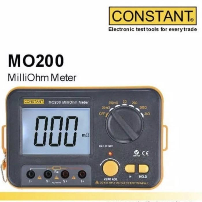 Constant MO 200 Milli Ohm Meter Alat Ukur Meter Digital