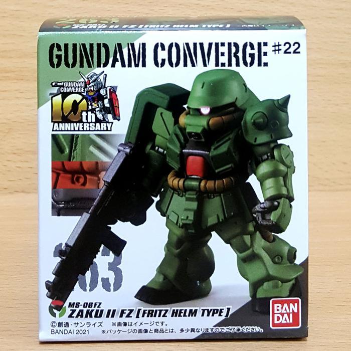HOT SALE FW GUNDAM CONVERGE #22 [0080 WAR IN THE POCKET] #263 MS-06FZ ZAKU II KAI FZ [FRITZ HELM