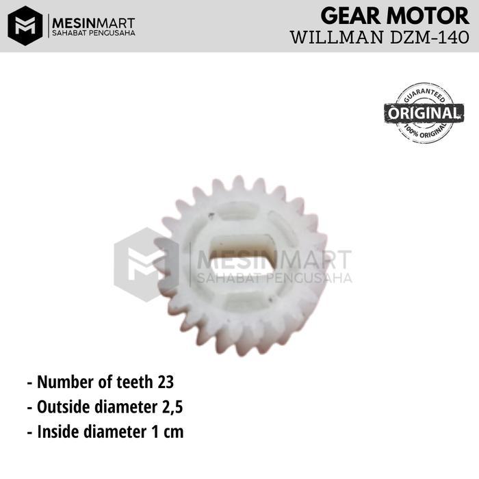 Spare Part - Gear Motor Mesin Mie / Noodle Maker Willman Dzm 140 #Gratisongkir