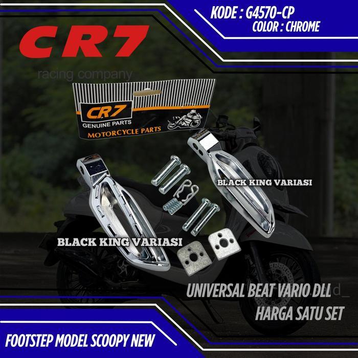 NEW Footstep Scoopy New Step Pijakan Injekan Kaki Scoopy Beat Vario Mio Genio Footstep Pijakan