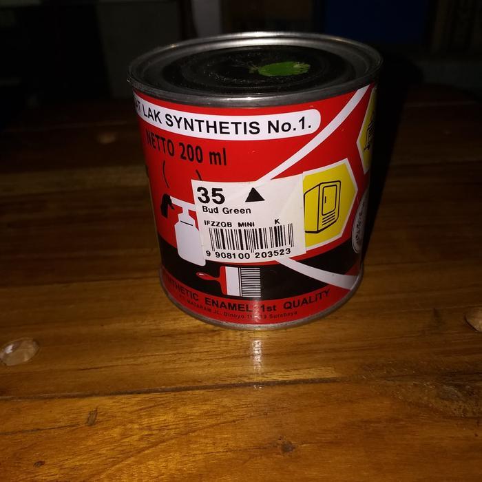 BERGARANSI cat minyak emco. cat besi kayu 1/4 kg warna