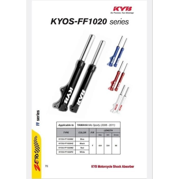 (Ff1020) Shock Breaker Depan Motor Yamaha Mio Sporty Mio Smile Mio Soul Mio J Kyb Zeto Ff1020 Ori