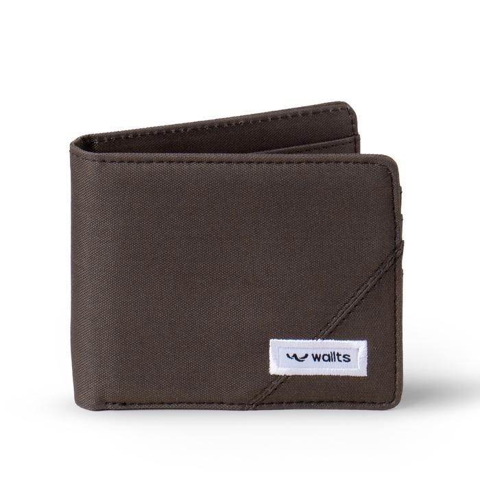 Eiger - Keio Brown - Dompet Lipat Kanvas Uang Dan Kartu Pria Wanita Cowok