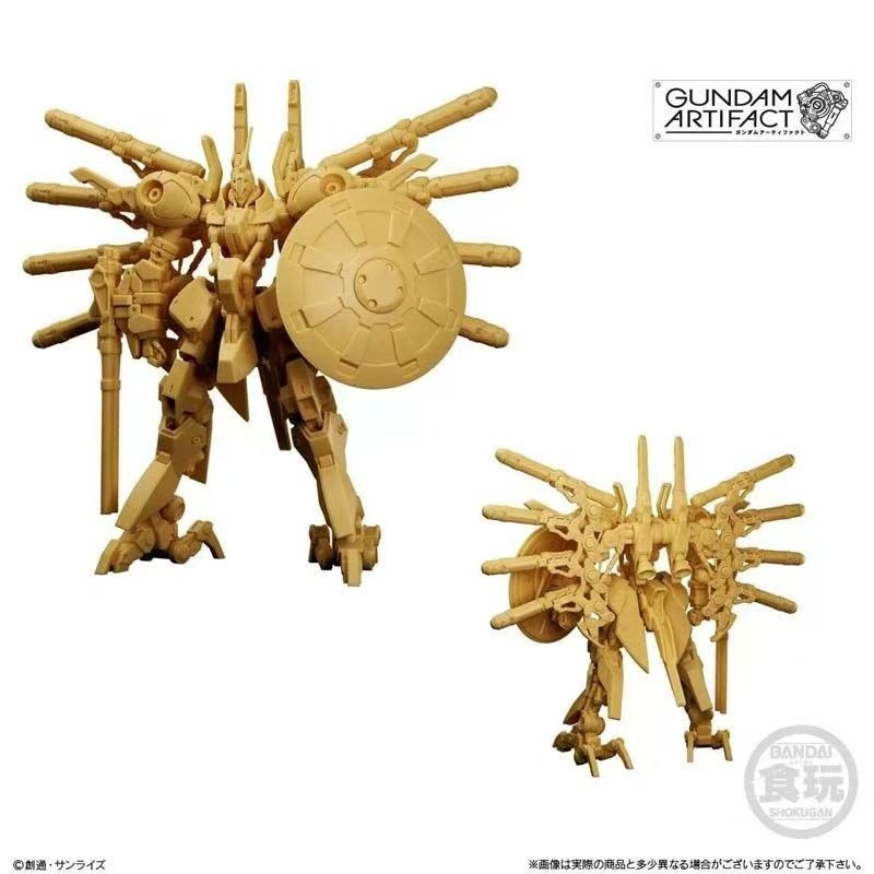 Bandai Genuine Gundam Shokugan Toys ARTIFACT Series Zaku Wing Silver Bullet ZZ Gundam Anime Figure