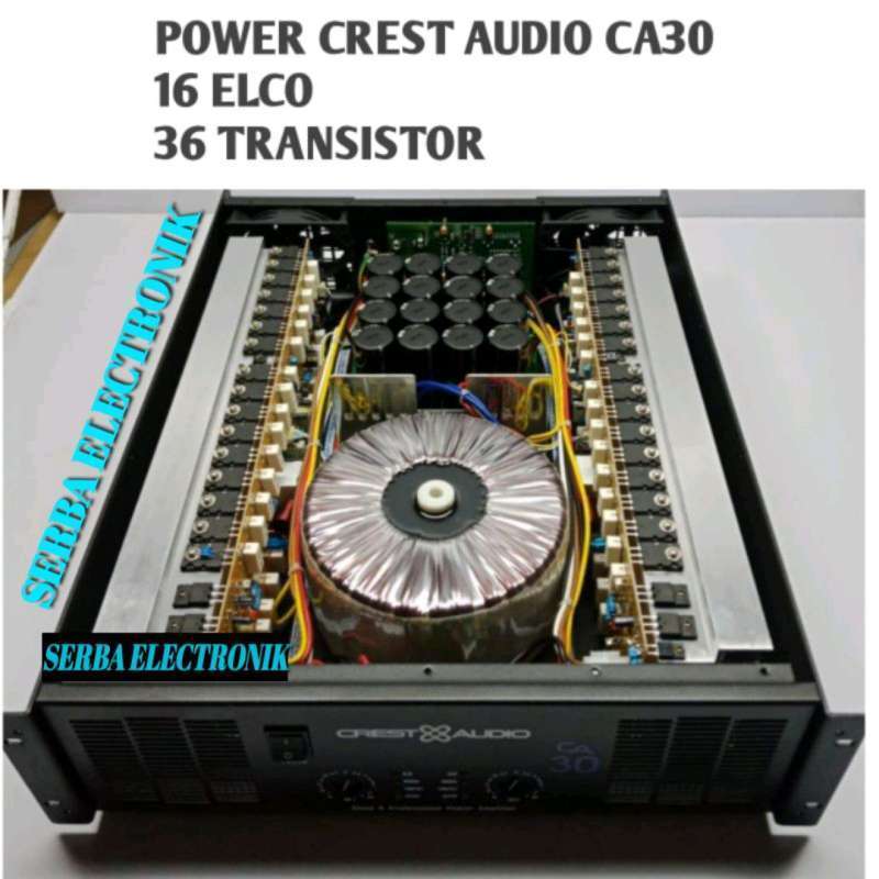 POWER AMPLI CREST AUDIO CA30 POWER CREST AUDIO CA 30