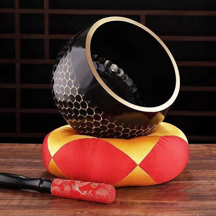Instrument Singing Bowl Nepal Bahan Tembaga Lonceng Tibet Buddha