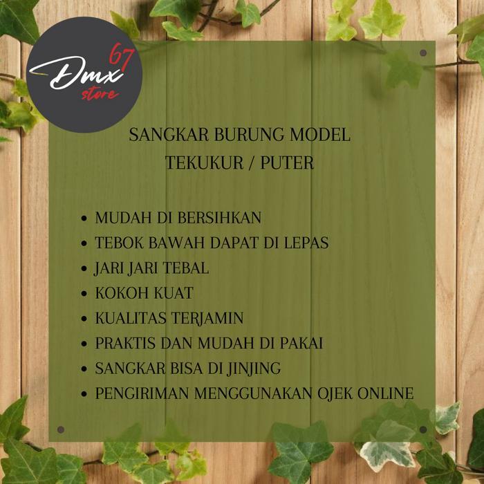 Jayus - Kandang Burung Perkutut Puter Pelung/Tekukur Rotan
