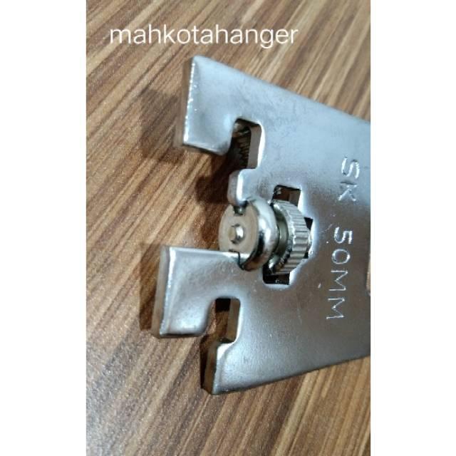 NEW Bracket Pipa Kotak Besi Daun breket penyangga besi pipa kotak