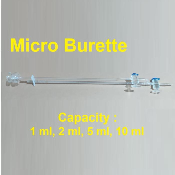 MICRO BURET 1 ML 2 ML 5 ML 10 ML MICROBURET MIKRO BURETTE MIKROBURET