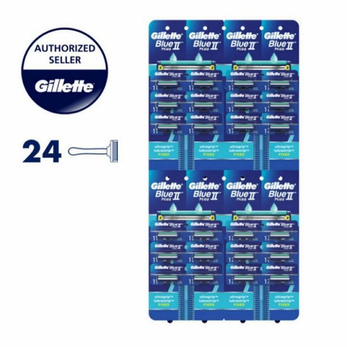 Terbaru Grosir Alat Cukur Gillette Goal Ll 2 Blue (1 Papan Isi 24 Pcs)