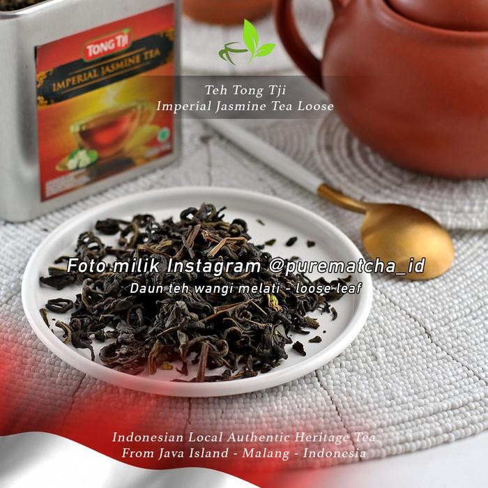 

TONG TJI IMPERIAL JASMINE TEA KALENG 100GR DAUN TEH MELATI TONGTJI TEA