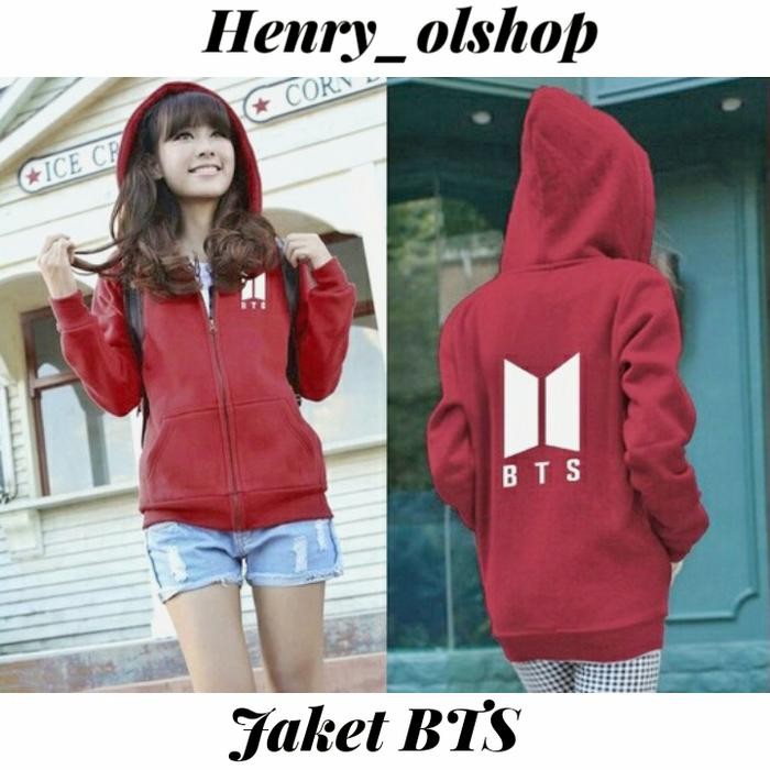Jaket Wanita Cantik Fashion Korea Bts Baju Cewek Remaja Anak Perempuan