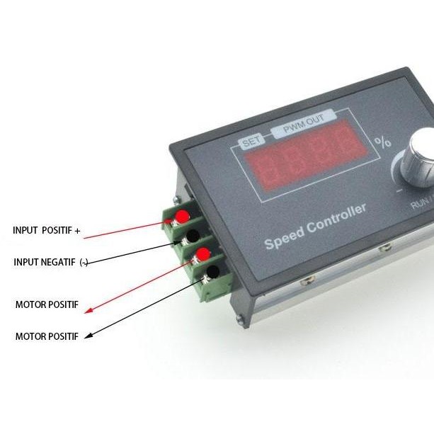 SPEED CONTROLLER DIMMER INTELLIGENT PWM DC MOTOR 6V12V24V36V48V (7194)