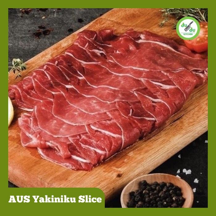 

Pilihan- Aus Yakiniku Slice Beef - Daging Sapi Shabu