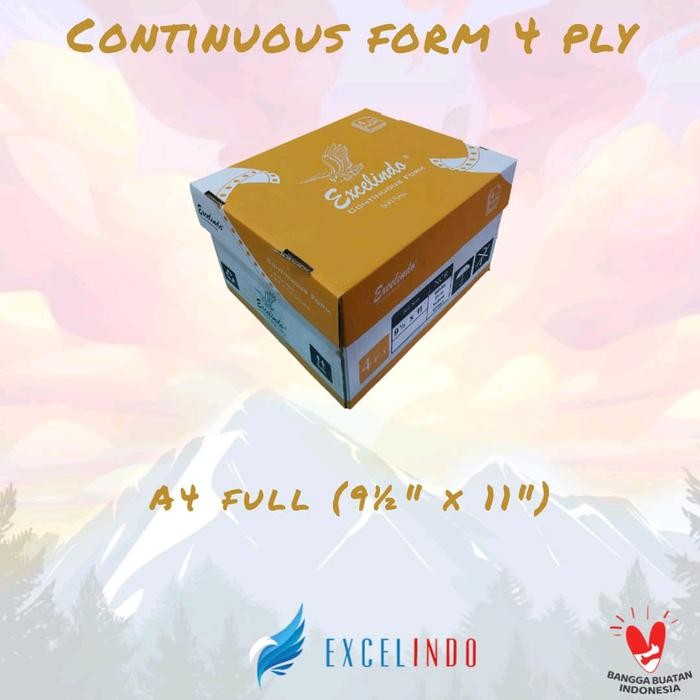 

Pilihan- Kertas Continuous Form 500Set 4Ply 9.5X11" Full Page