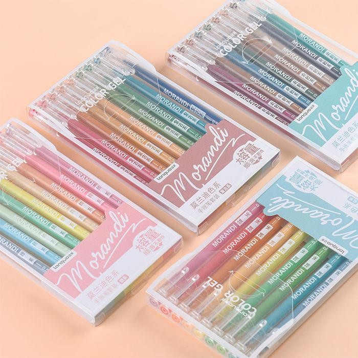 

Morandi Real Colors Gel Pen Set 9pc - Pulpen Gel - Pulpen Set
