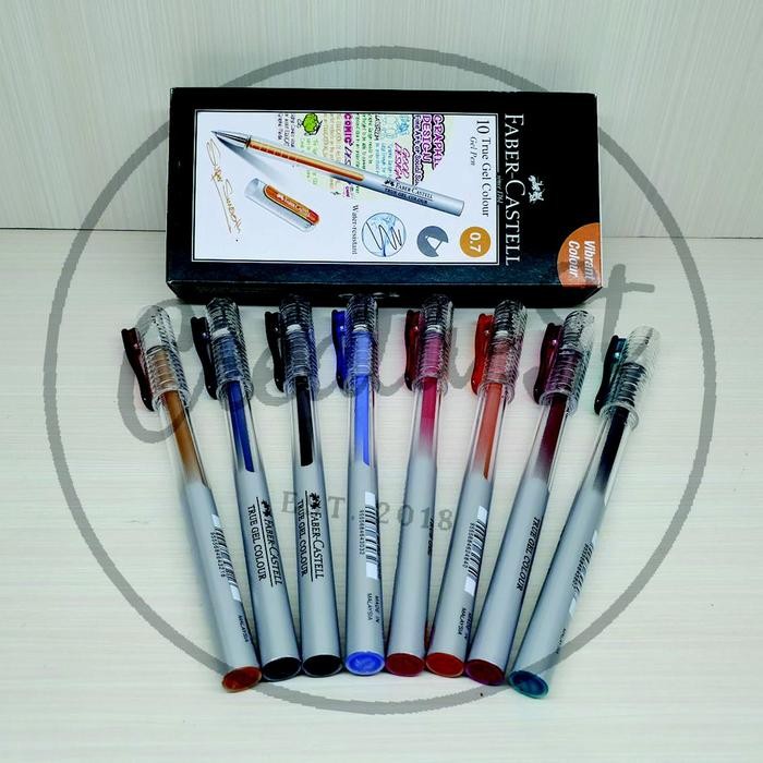 

Faber Castell Faber-Castell True Gel Pen COLORS Bolpen Tinta Warna 0.7 Mm (1 PCS)