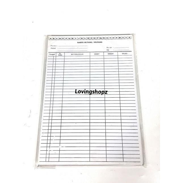 

Kartu Hutang Piutang Besar