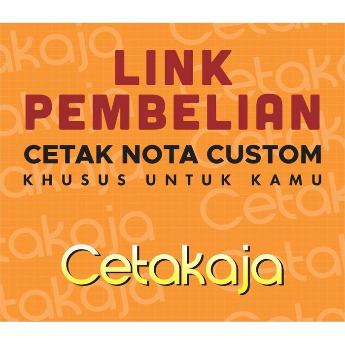 

Link Pembelian Produk (12) Custom Printing - Cetak Aja