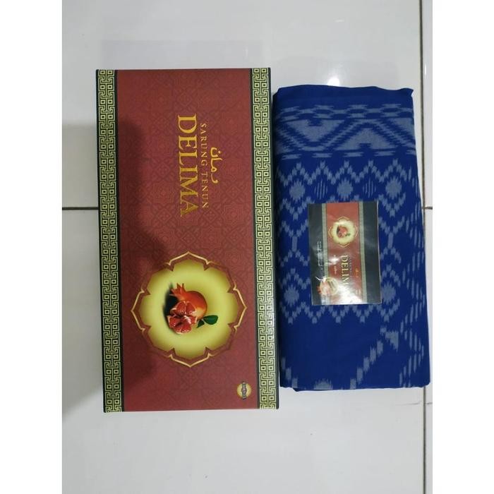 [WS] Bisa COD Sarung Delima Motif Bali by Wadimor Imtiaz Moslem Batik Gold HL314