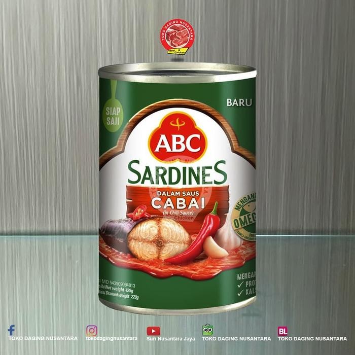 

Pilihan- Abc Sarden In Chili Sauce 425Gr