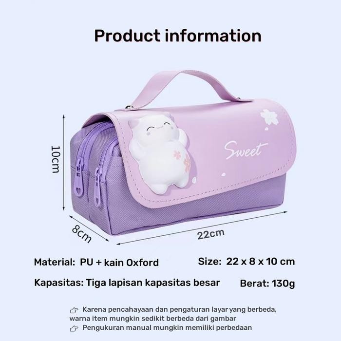 

TEMPAT PENSIL BONEKA LUCU KAWAII KOREA PENCIL BOX PENSIL ANAK SEKOLAH