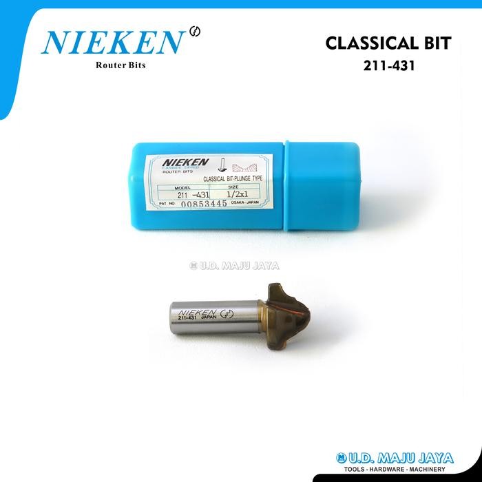 Nieken Router Bits 211-431 (Mata Profil Classical Bit 25,4Mm)