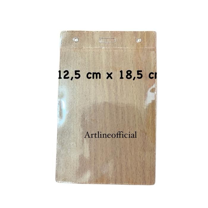 

BRG BARU Kantong Plastik Mika Cover Nametag Panitia / ID CARD Uk. 12,5 x 18,5cm