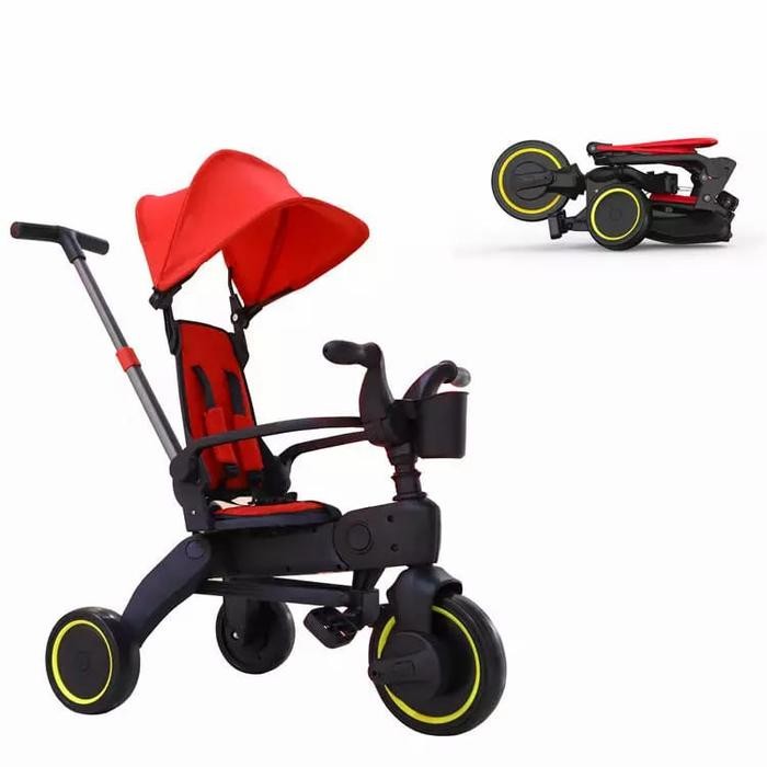 Sepeda Anak Roda Tiga Bisa Dilipat / Stroller Sepeda Lipat Anak