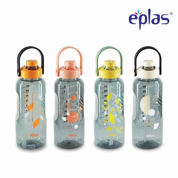 Pilihan- Eplas Tumbler Botol Minum Tritan 2 Liter Tritan Bpa Free Botol Minum 2000 Ml Eget-2000