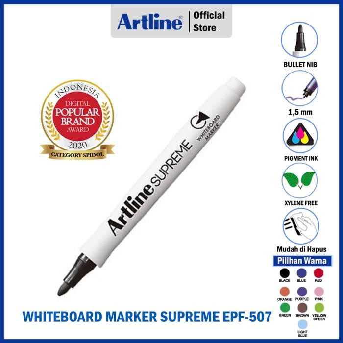 

New SPIDOL ARTLINE NON PERMANENT SUPREME WHITEBOARD MARKER EPF-507